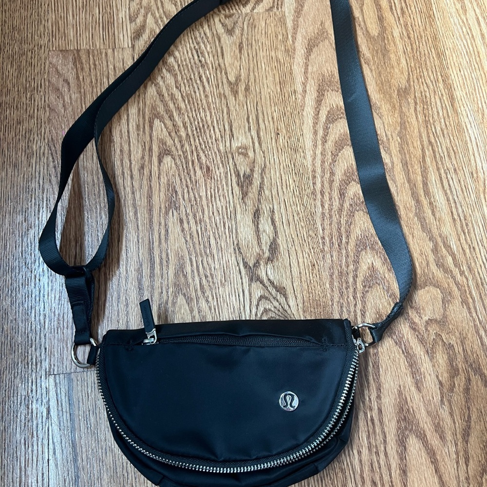 Lululemon Athletica Black Minimalist Crossbody Bag